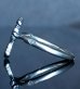 Photo2: 1/128 4Heart Crown Long Cross Ring (2)