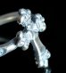 Photo6: 1/128 4Heart Crown Long Cross Ring