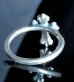 Photo4: 1/128 4Heart Crown Long Cross Ring