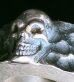 Photo12: Twelve Small Skull On 11mm Wide Side Flat Chiseled Ring Bold