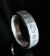 Photo3: Trident & G Stamp On Flat Bar Ring