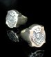 Photo9: Half Raised Atelier Mark Shield Ring