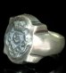 Photo6: Half Raised Atelier Mark Shield Ring