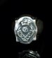 Photo1: Quarter Raised Atelier Mark Shield Ring (1)