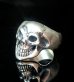 Photo6: Old Single Skull  Full Head Ring