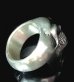 Photo10: Old Single Skull  Full Head Ring
