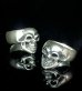 Photo15: Old Single Skull  Full Head Ring