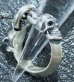 Photo8: Panther With Skull Triangle Wire O-ring & T-bar Ring
