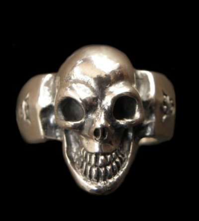 Photo1: Single Skull Ring