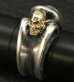 Photo10: Gothic ring with 18karat T-bar skull