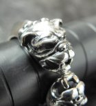 More Photo2: Quarter Old Bulldog Triangle Wire Bangle Ring