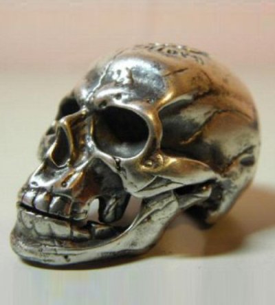 Photo2: Large Skull Full Head Ring