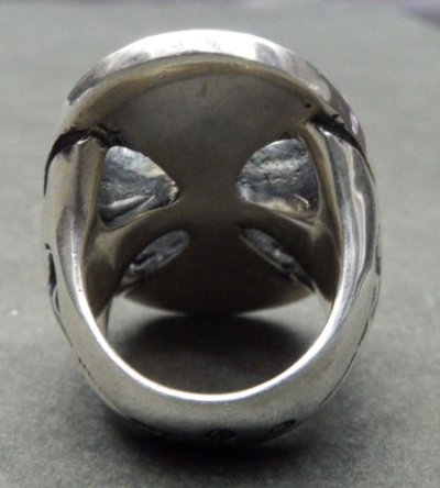 Photo3: Cross Oval Ring