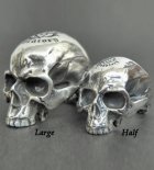 More Photo3: Half Large Skull Ring Without Jaw