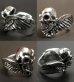 Photo7: Wing Skull Ring