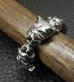 Photo18: Quarter Bolo Neck Bulldog Cable Wire Bangle Ring