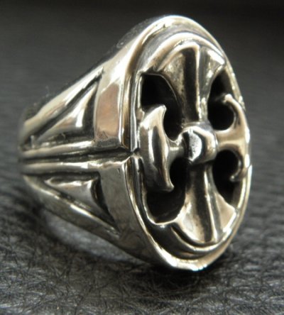 Photo2: Battle-Ax Large Signet Ring