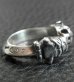 Photo3: One ninth Old Bulldog Triangle Wire Bangle Ring