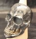 Photo5: Black Large Skull With 18k Gold Teeth Ring