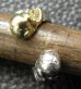 Photo19: Gold & Silver Skull With Triangle Wire Ring