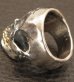 Photo10: Medium Large Skull 18k Gold Teeth Ring with Jaw