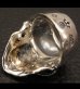 Photo9: Medium Large Skull 18k Gold Teeth Ring with Jaw