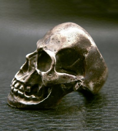 Photo2: Large Skull With Joe War Ring