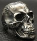 Photo6: Large Skull Full Head Up Word Face Ring