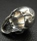 Photo3: Large Skull Full Head Up Word Face Ring