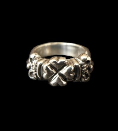 Photo1: 4Heart Crown Ring