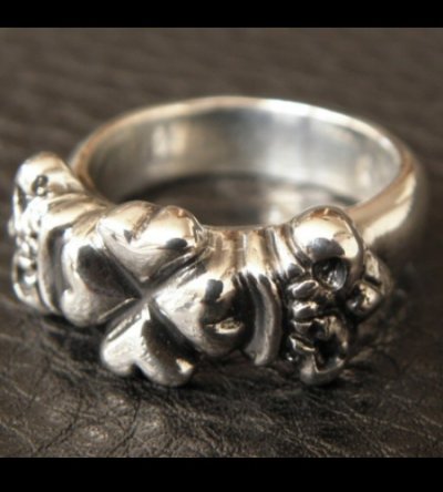 Photo2: 4Heart Crown Ring