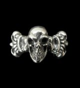 Skull On 4Heart Crown Ring