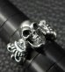 Photo4: Skull On 4Heart Crown Ring