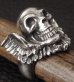 Photo19: Skull Wing Ring