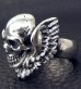 Photo7: Skull Wing Ring