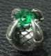 Photo2: 7.9Ct Green Emerald Master Size Iron Claw Ring (2)