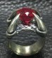 Photo5: 7.45Ct Rubi Medium Iron Claw Ring