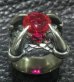 Photo4: 7.45Ct Rubi Medium Iron Claw Ring