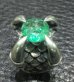 Photo16: 6 to 8Ct Clear Green Emerald Master Size Iron Claw Ring