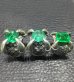 Photo13: 6 to 8Ct Clear Green Emerald Master Size Iron Claw Ring