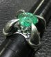 Photo12: 6 to 8Ct Clear Green Emerald Master Size Iron Claw Ring