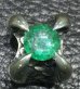 Photo10: 6 to 8Ct Clear Green Emerald Master Size Iron Claw Ring