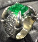 Green Emerald Master Predator Ring