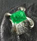 Photo6: Green Emerald Master Predator Ring