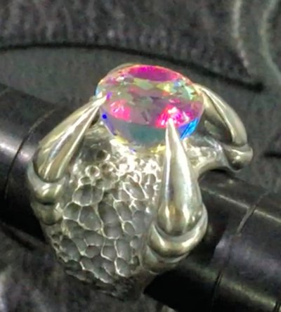 Photo2: Mysteric Crystal Master Predator Ring