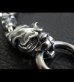 Photo10: Skull Crown Clip With Old Bulldog & 10 Half Skull Links Wallet Chain