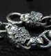 Photo15: Snake Keeper With 2Lions & Maltese Cross H.W.O Chiseled Anchor Links Wallet Chain