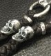 Photo6: Snake Born Clip With Single Bulldog & 2Skulls Braid Leather Wallet Chain