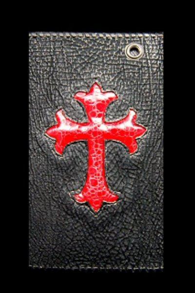 Photo2: Frog Cross Inlay Shark Long Wallet