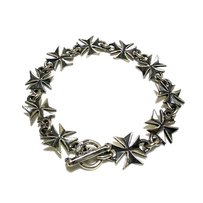 Quarter Maltese Cross Links Bracelet